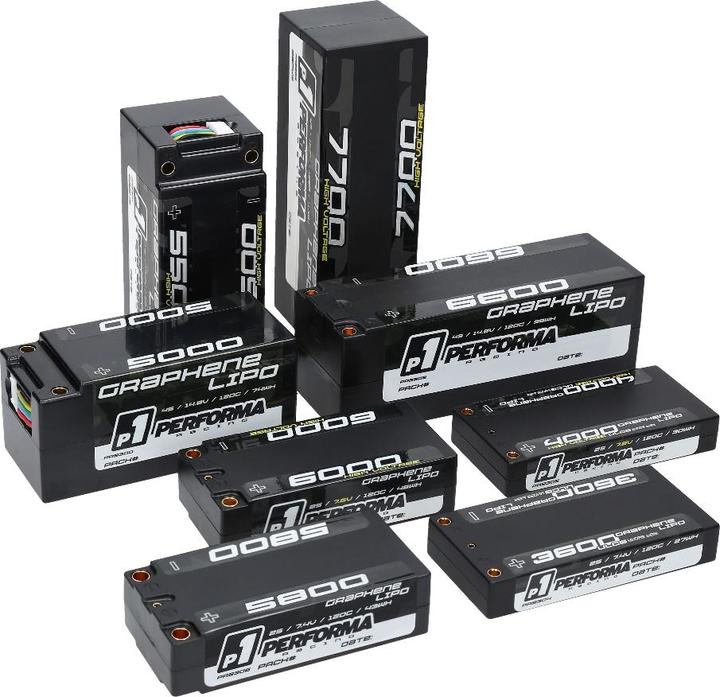 Produktbild Performa Racing Graphene Lipo Shorty 3600 ULCG 7.4V 120C (7.40 V, 3600 mAh)