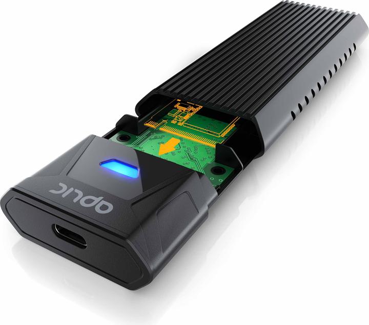 Produktbild Aplic Festplatten Gehäuse, M.2 NVMe Gehäuse USB 3.2 Gen2, PCIe 3.0 & SATA, Kompatibel mit 2242, 2260, 2280 (M.2 2230, M.2 2242, M.2 2260, M.2 2280)