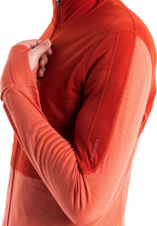 Immagine prodotto Icebreaker Merino 200 Realfleece Descender L/S Felpa con zip e cappuccio (M)