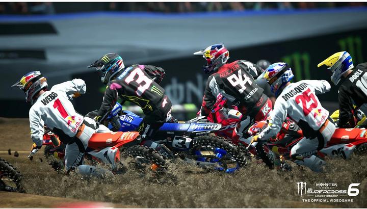 Actual product image Milestone Monster Energy Supercross - The Official Videogame 6 (PS4, DE, FR, IT)
