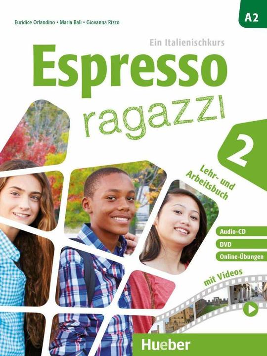 Actual product image Espresso ragazzi 2. Lehr- und Arbeitsbuch mit DVD und Audio-CD - Schulbuchausgabe (German, Italian, Maria Balì, 2022)