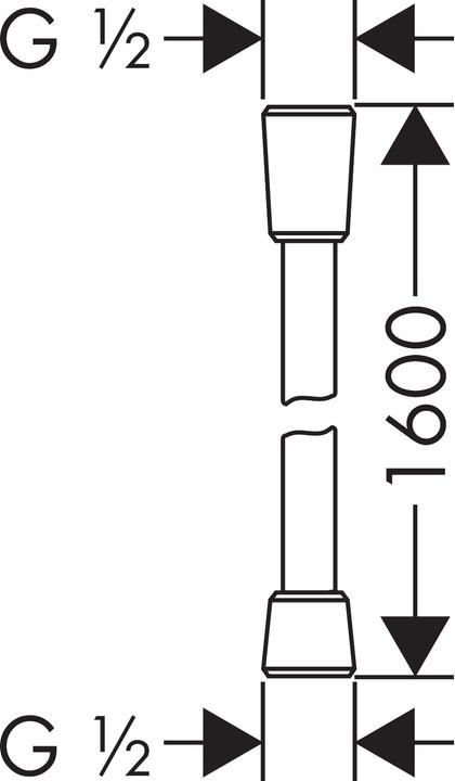 Actual product image hansgrohe Isiflex (160 cm)