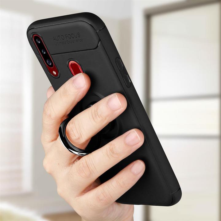 Actual product image Cadorabo TPU Auto Focus Cover (Samsung Galaxy A20s)