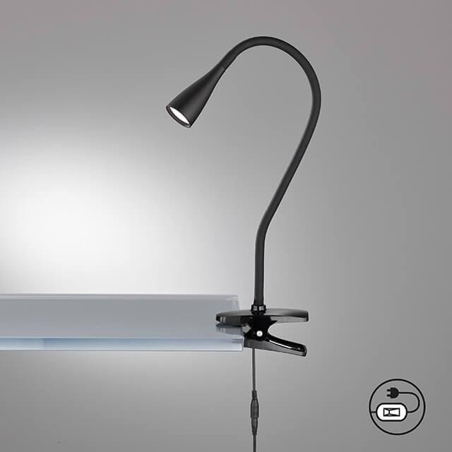 Image du produit FHL easy FHL Nox LED Lampe à pince 2,12W noir flexible 850636