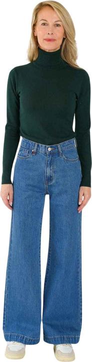 F.A.M. Paris weite stone-jeans mit halbhoher taille aus baumwolle damen fleure (XS)