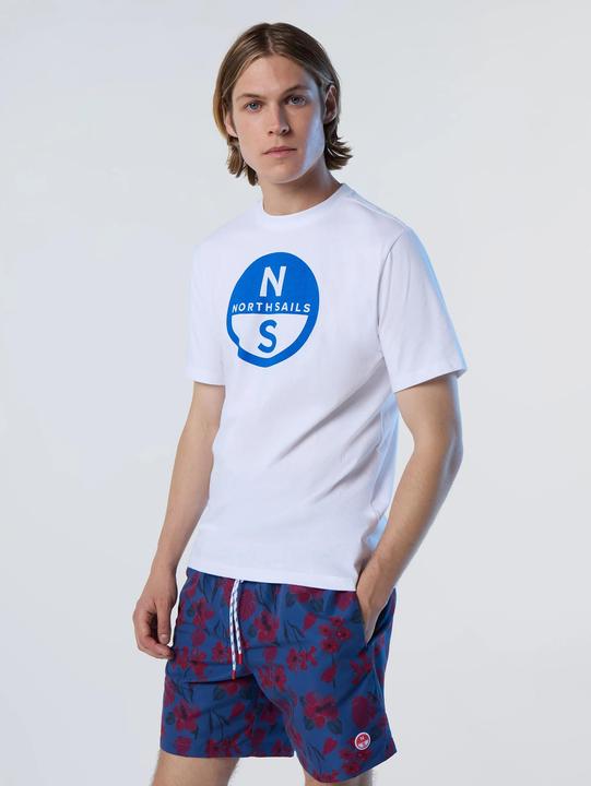 Actual product image North Sails t-shirt with large printed logo basic (M)