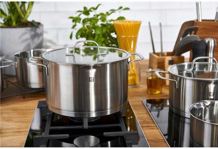 Actual product image Zwilling 1009154 TrueFlow Cookware Set (24 cm, Pan set + pot set, Stainless steel)