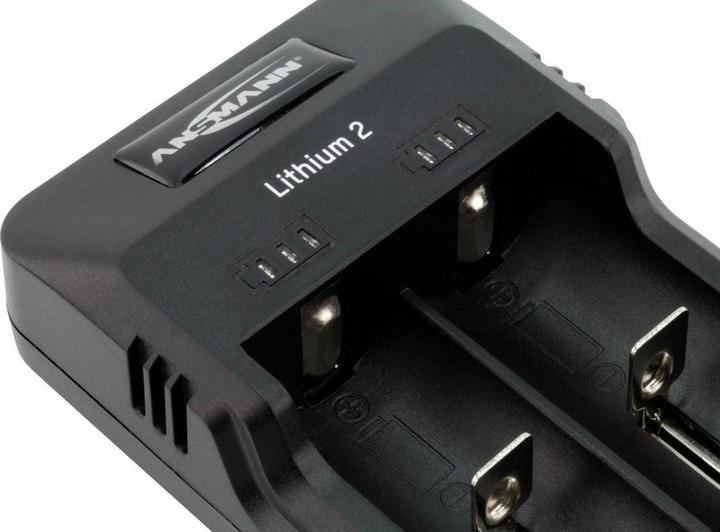Immagine prodotto Ansmann litio 2 (1 pz., 14500, 16340, 17670, 18500, 18650, 22650, 26650, AAA, AA, Caricabatterie senza batteria)