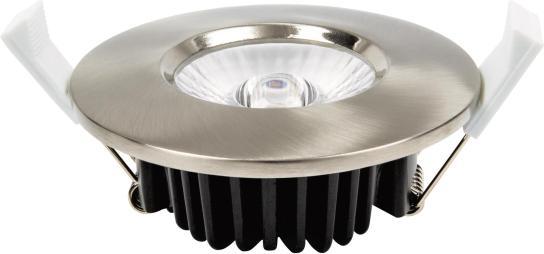 Actual product image Ledxon Recessed luminaire EDOS flat aluminium 7008105 6W 520lm 3000K DA68 ET30 IP44 dim Conv. (620 lm)