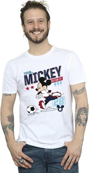 Immagine prodotto Disney Mickey Mouse Team Mickey Football Maglietta Uomo (L)