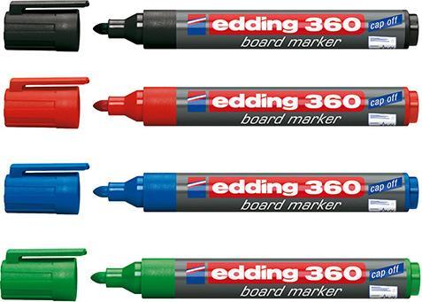 Actual product image Edding Whiteboard markers 360 (Multicoloured, 3 mm, 4 x)