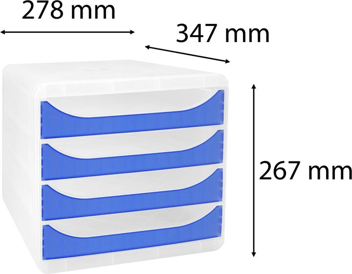 Image du produit Exacompta Boîtes à tiroirs autonomes (A4+)