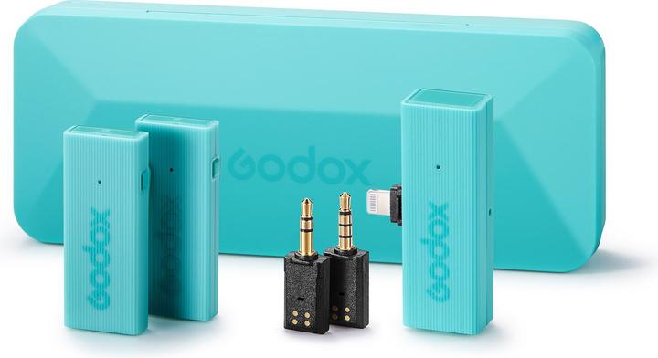 Image du produit Godox MoveLink Mini Lightning Kit 2 2,4 GHz 1 récepteur et 2 émetteurs roses (Nouveauté)