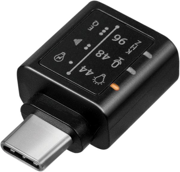 Produktbild LogiLink Audio Adapter m. EQ, 1xUSB-C -> /F,96kHz/24bit (USB-C)