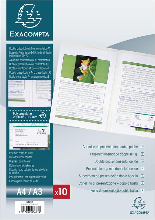 Immagine prodotto Exacompta Cartelle di presentazione (A3, 1 x)