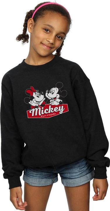 Actual product image Disney Girls Mickie And Minnie 90 Years Sweatshirt (116)