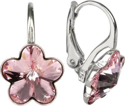 Produktbild Levien Girl Ìs silver earrings Flower Crystal Light Rose
