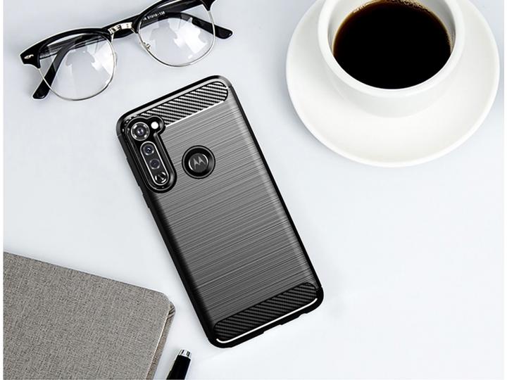 Actual product image Screenguard Motorola Moto G Pro Cover Carbon Brushed Soft TPU (Motorola Moto G Pro)