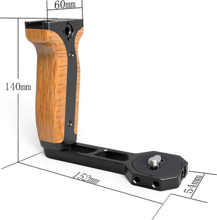 Actual product image SmallRig Wood Side Handle RoninS (Gimbal handle)