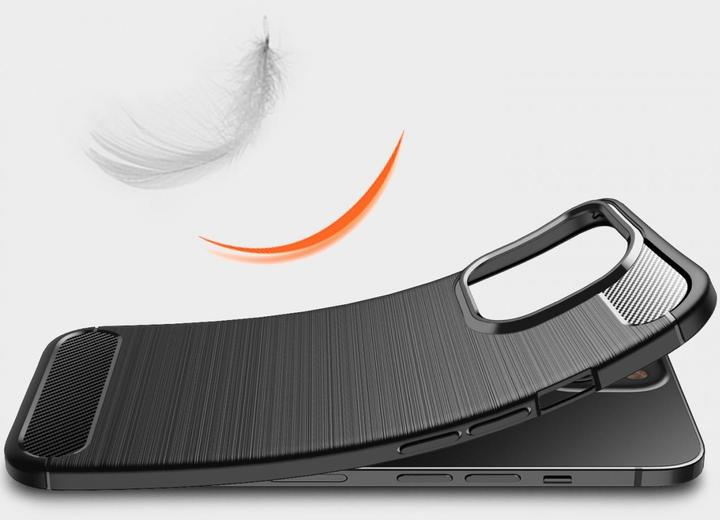 Produktbild Screenguard Carbon Brushed Soft TPU Case (Apple iPhone 13 Pro Max)