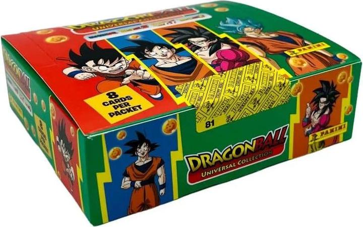 Actual product image Panini Dragon Ball Universal Collection présentoir Flow Packs (18) *ALLEMAND*