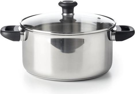 Actual product image Beka Faitout + couvercle Polo 24 cm (24 cm, Pot, Stainless steel)