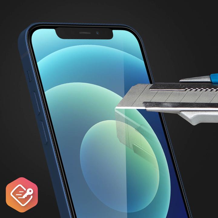 Actual product image prio Premium tempered glass screen protector (1 Piece, Apple iPhone 12 mini)