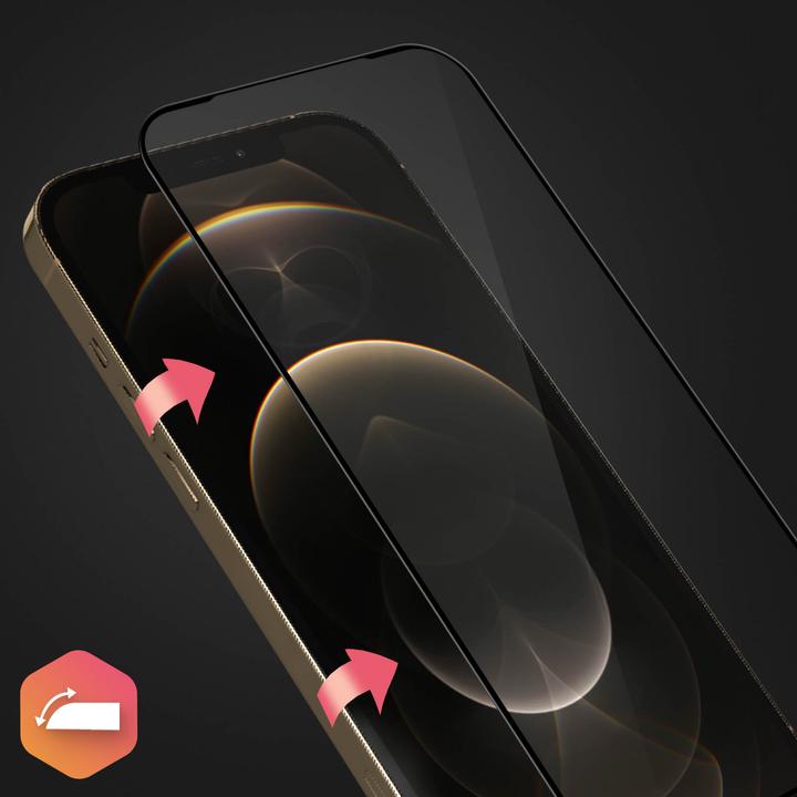 Immagine prodotto prio Protezione dello schermo in vetro temperato premium (1 Pezzo/i, Apple iPhone 12 Pro Max)