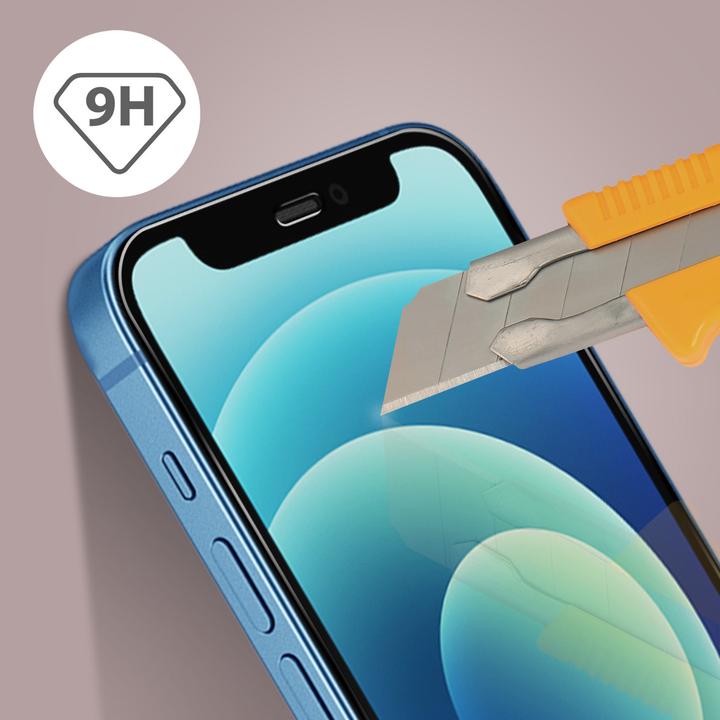 Actual product image X-One Bulletproof glass, 9H scratch resistant protective film (1 Piece, Apple iPhone 12 Pro)