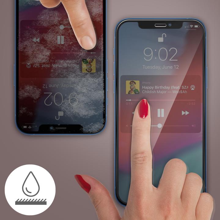 Actual product image X-One Bulletproof glass, 9H scratch resistant protective film (1 Piece, Apple iPhone 12 Pro)