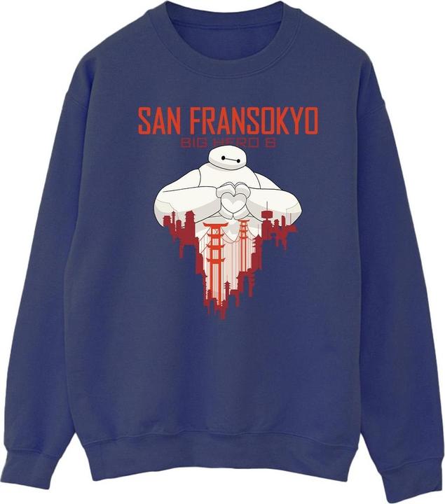 Produktbild Disney Big Hero 6 Baymax San Fransokyo Heart Sweatshirt (XL)