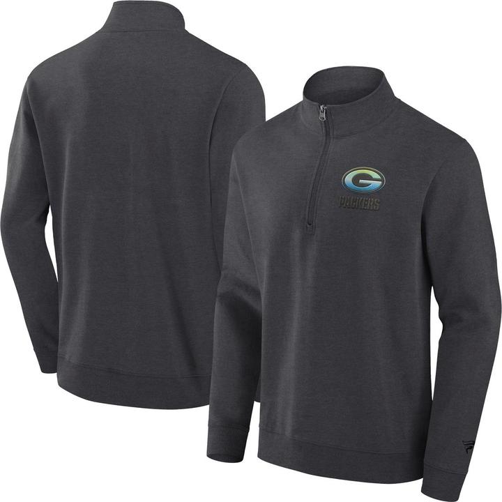 Actual product image Fanatics Green Bay Packers Gradient 1/2 Zip Crew Sweatshirt XL (XL)