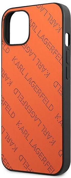 Actual product image Karl Lagerfeld Perforated Allover - iPhone 13 case (pomarańczowy) (Apple iPhone 14, Apple iPhone 13)