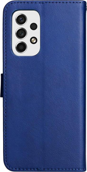 Actual product image Cover-Discount Galaxy A53 5G - leather case cover dark blue (Samsung Galaxy A53 5G)