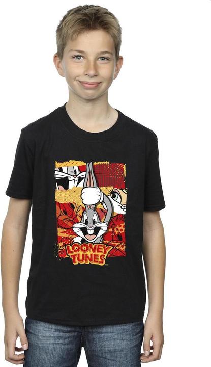 Actual product image Looney Tunes Boys Bugs Rabbit Comic New Year T-Shirt (116)