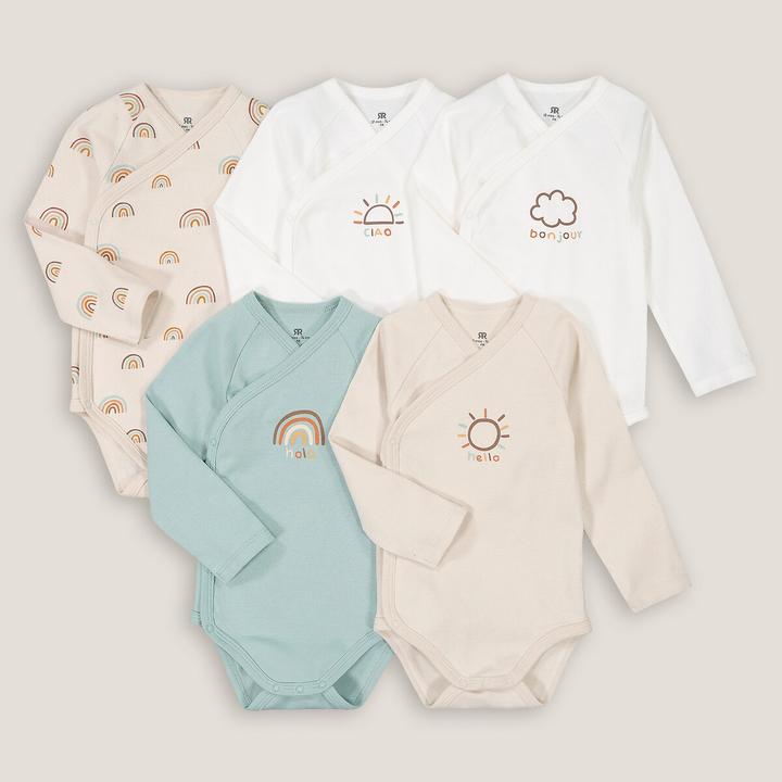 La Redoute Collections 5er-Pack Bodys mit langen Ärmeln (62)