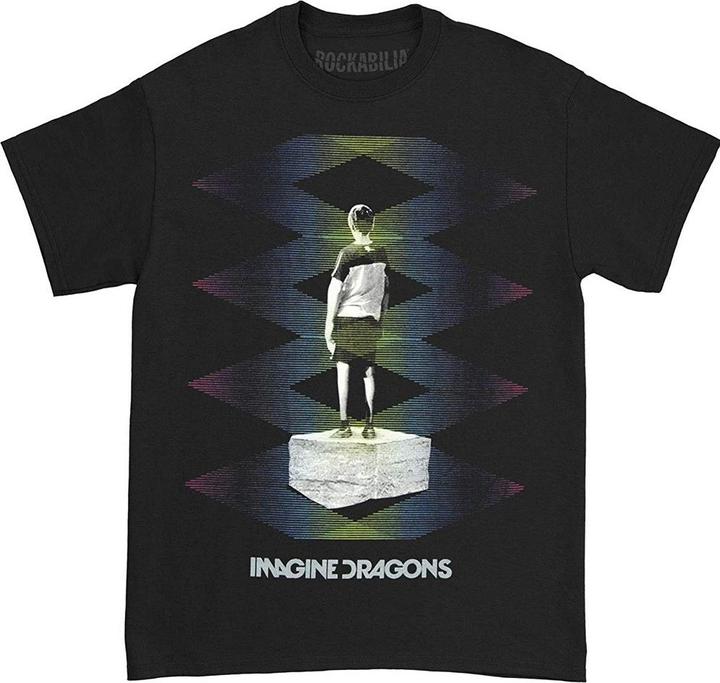 Actual product image Imagine Dragons Unisex Adult Zig Zag T-Shirt (L)