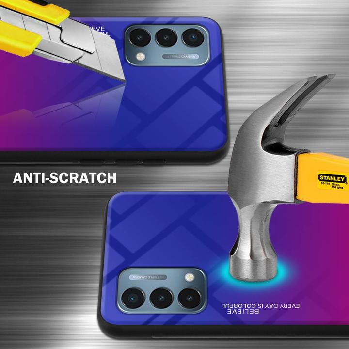 Image du produit Cadorabo TPU 2 couleurs Housse en verre (OnePlus Nord N200 5G)
