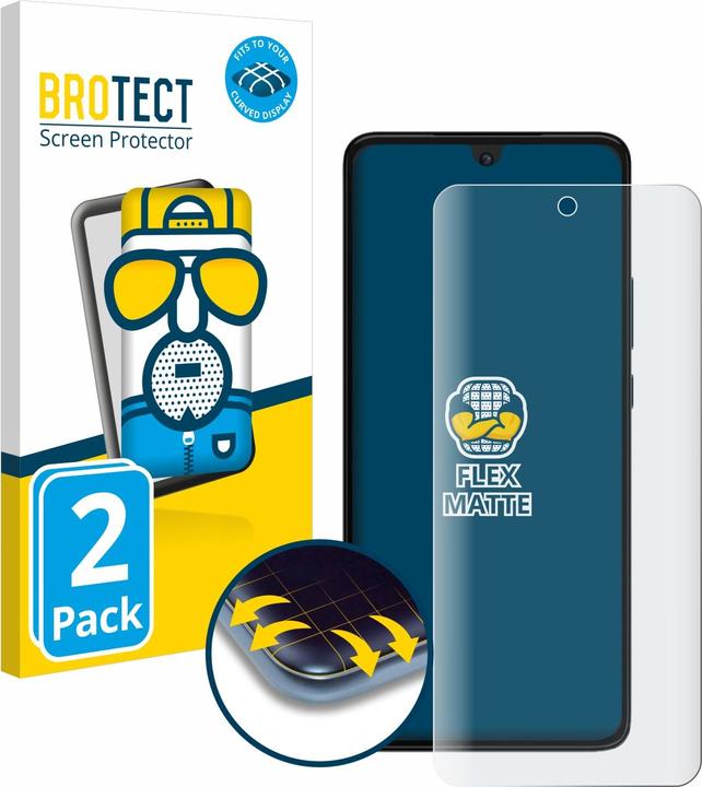 Image du produit BROTECT Protection d'écran Full-Cover Mat (2 pièce(s), Motorola Moto G84)