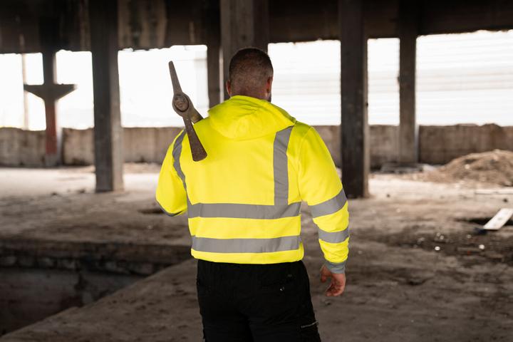 Actual product image Korntex Hi-Vis Hoodie (M)