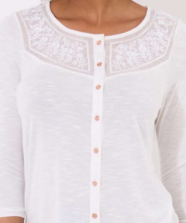 Produktbild Joe Browns Lace Panel Button Down Jersey Top (8)