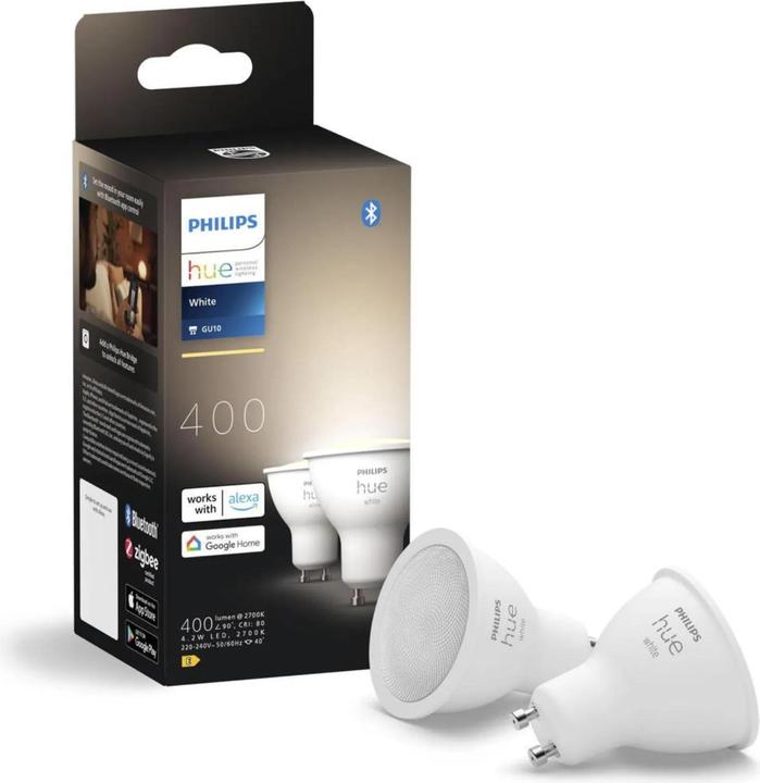 Philips Hue 400 (GU10, 4.20 W, 400 lm, 2 x, E)