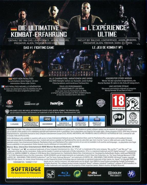 Image du produit WB Mortal Kombat XL (PS4, Multilingue)