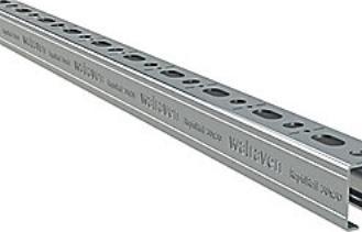 Actual product image Walraven RapidRail skinne WM2 - RapidRail Skinne WM2 - 30x30x1,5mm 2mtr - Elforz.