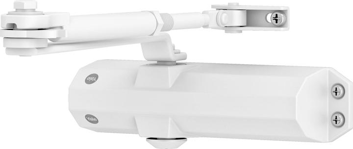 Image du produit Yale Türschliesser mit Feststellarm, Serie 4500 Weiss (Porte en bois, Intérieur)