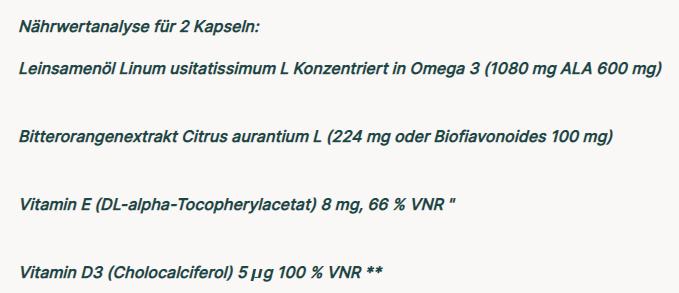 Nährwerte und Zutaten Ménophytea Hitzewallung Gélules (40 Stück, Kapseln, 44 g)