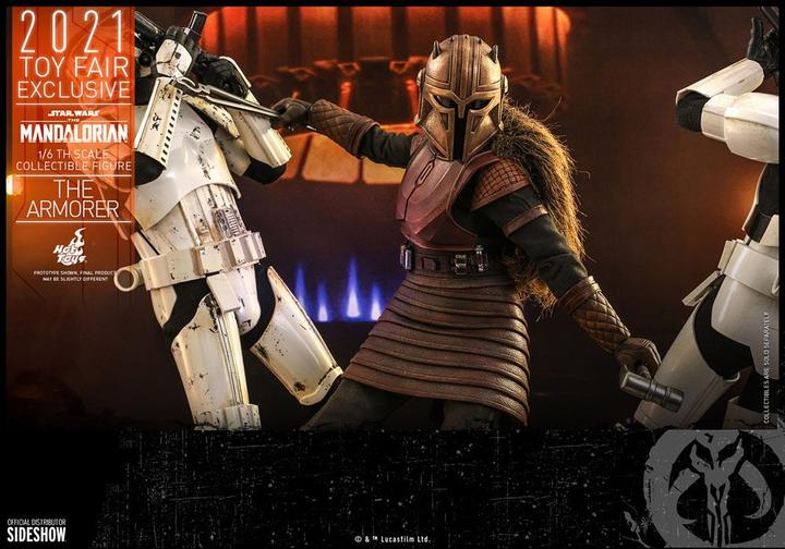 Produktbild Hot Toys Star Wars - The Mandalorian "The Armorer" 2021 Toy Fair Exclusive 1/6 Actionfigur