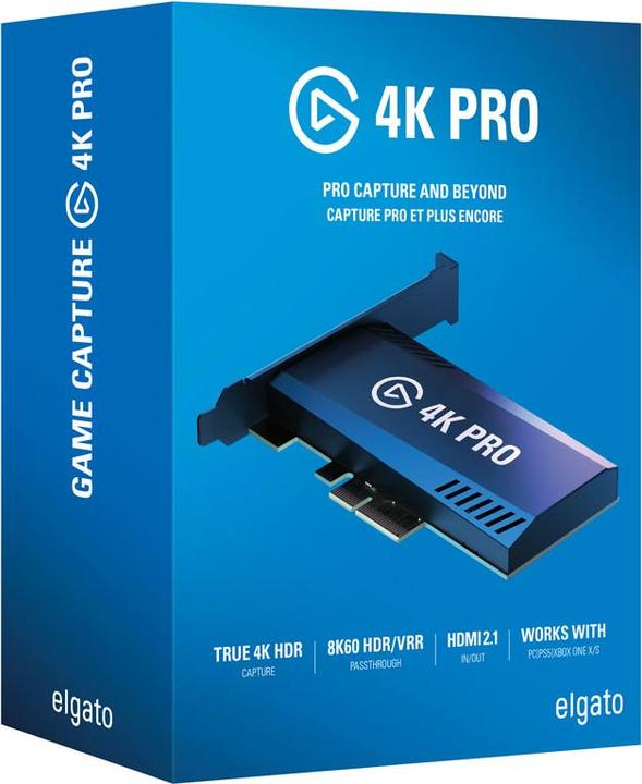 Actual product image Elgato Game Capture 4K Pro (Xbox Series X, PS5, Switch, Mac, PC)