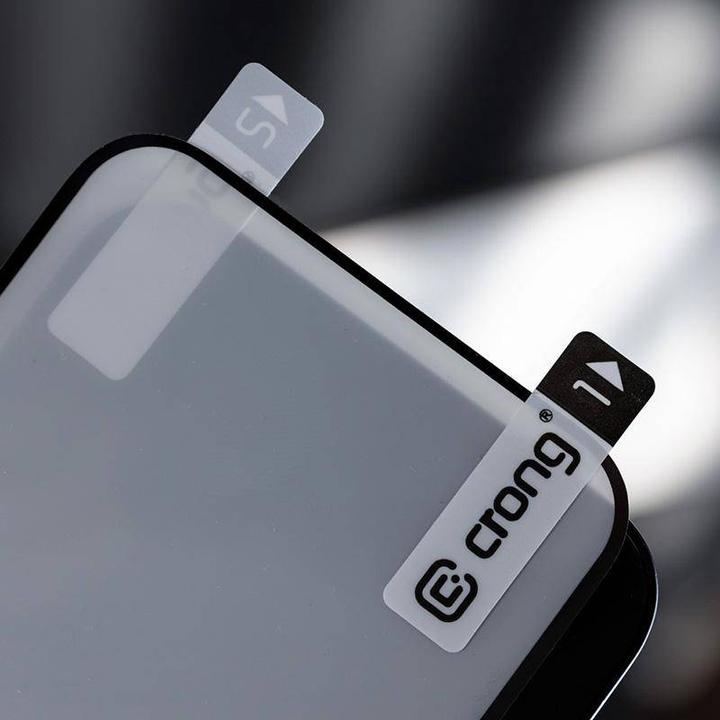 Immagine prodotto Crong Vetro Nano Flessibile 7D - Niepękające szkło hybrydowe 9H na cały ekran iPhone 14 Plus / iPhone (1 Pezzo/i, Apple iPhone 13 Pro Max)