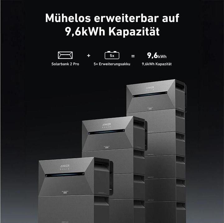 Image du produit Anker Solix Solarbank 2 E1600 Plus